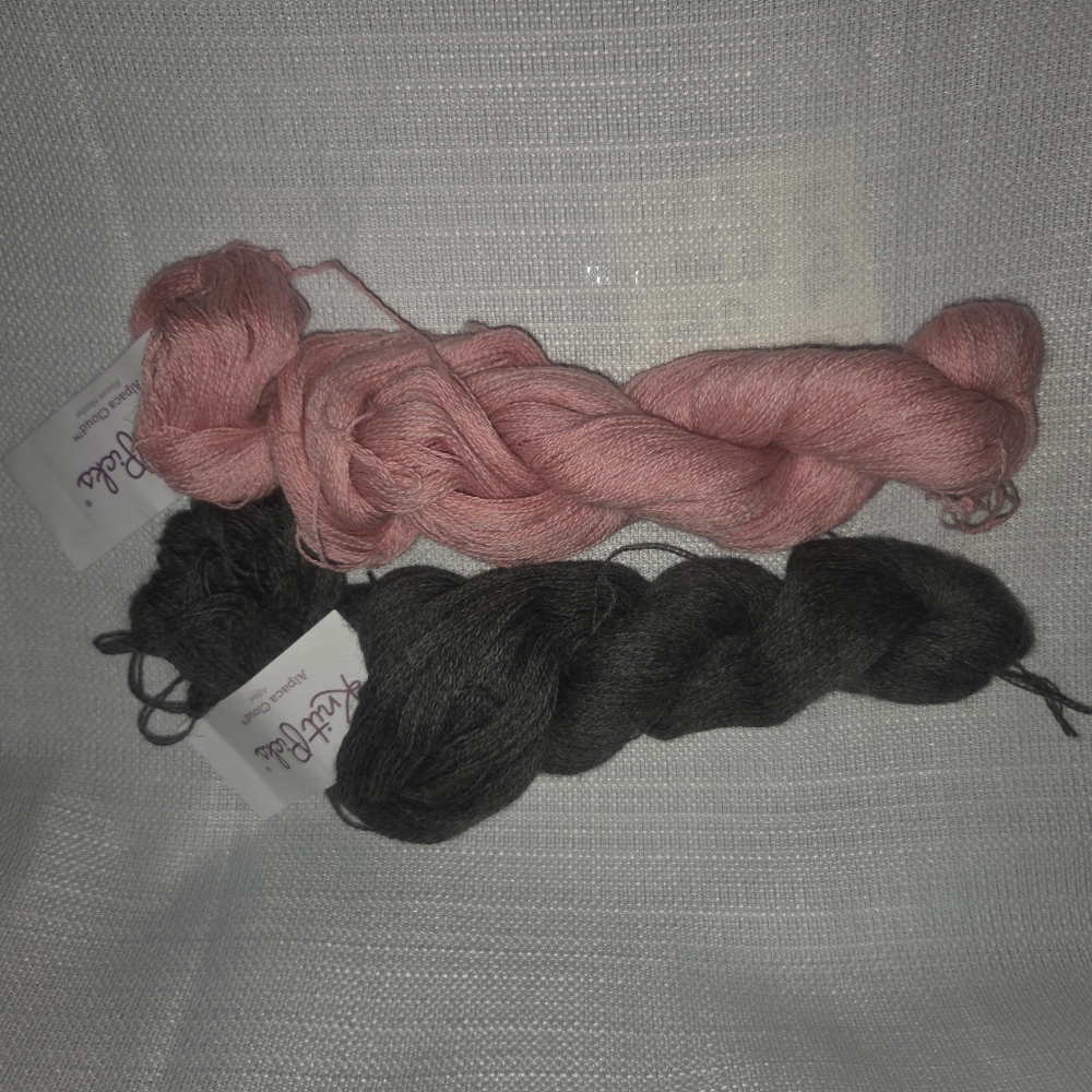 Set Of (2) Knit Picks Alpaca Cloud Hanks